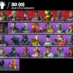 PUPPET MASTER KIRK LARS AND ROBERT✅ ZURI MONKS SYD📌SHADOW MIDAS✅CHAMPION SPARKPLUG📌CUDDLEPOOL RAVENPOOL DOOM GWENPOOL PEELVERINE EMMA FROST💜72 SKINS💜PSN 1